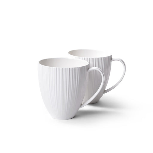 Set of 2 Mugs ELEGANCE WHITE 400ml (Porcelain)