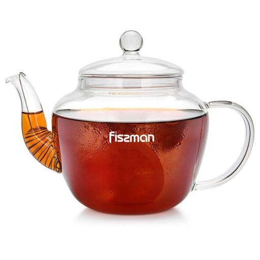 Transparent Glass Tea Pot 1000ml with Removable Infuser
