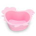 Silicone Bowl CHICK for Soup. Salad. Children Snackand Cereal 14x12x5cm  200ml Pink