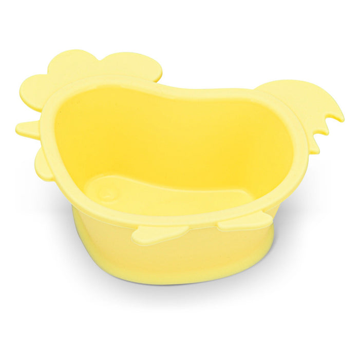 Silicone Bowl CHICK for Soup. Salad. Children Snackand Cereal 14x12x5cm  200ml Yellow