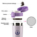 Double wall vacuum travel mug 320 ml. color ECRU (stainless steel)