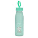 Stainless Steel Light Green Double Wall Vacuum Thermos Bottle Bear 450ml