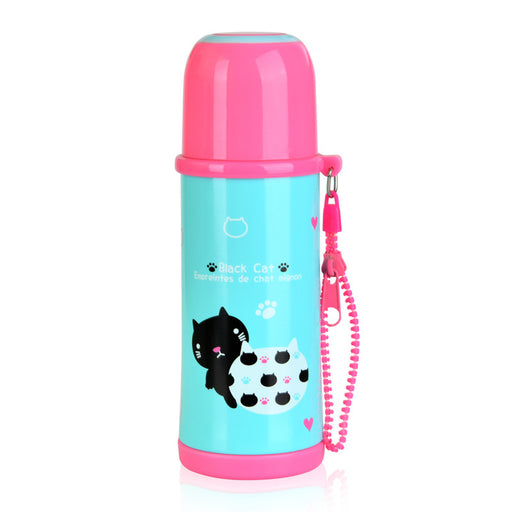 Double Wall Stainless Steel Vacuum Bottle (Blue And Pink Color) 360ml