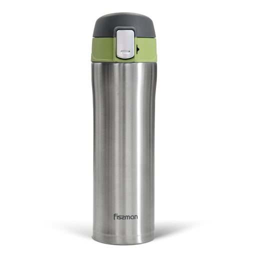 Vacuum Bottle 420ml Stainless Steel Double Wall Thermos Green