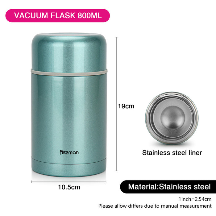 Double Wall Vacuum Food Jar 800ml (Stainless Steel)