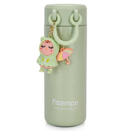 Double Wall Vacuum Flask 380ml Green (Stainless Steel)