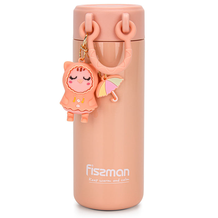 Double Wall Vacuum Flask 380ml Pink (Stainless Steel)