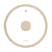 Glass Lid ARCADES with BEIGE Marble Silicone Rim 24cm