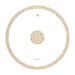 Glass Lid ARCADES with BEIGE Marble Silicone Rim 26cm