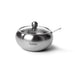 Sugar bowl with glass lid and spoon 460 ml (stainless steel)